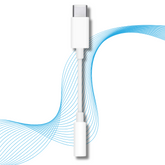 Apple Original Adaptador USB-C a conector de auriculares de 0.138 pulgadas/3.5 mm. USB-C to Headphone Jack Adapter. Compatible con dispositivos iOS 12.1.